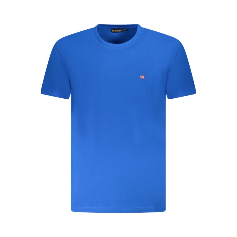 NAPAPIJRI T-SHIRT MANICHE CORTE UOMO AZZURRO