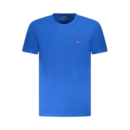 NAPAPIJRI T-SHIRT MANICHE CORTE UOMO AZZURRO
