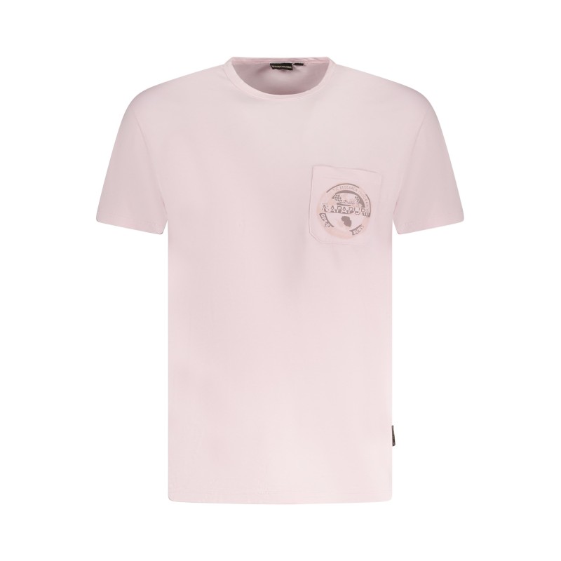 NAPAPIJRI T-SHIRT MANICHE CORTE UOMO ROSA