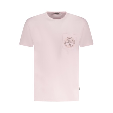 NAPAPIJRI T-SHIRT MANICHE CORTE UOMO ROSA