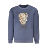 CAVALLI CLASS FELPA SENZA ZIP DONNA BLU