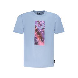 GIAN MARCO VENTURI T-SHIRT MANICHE CORTE UOMO AZZURRO