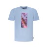 GIAN MARCO VENTURI T-SHIRT MANICHE CORTE UOMO AZZURRO