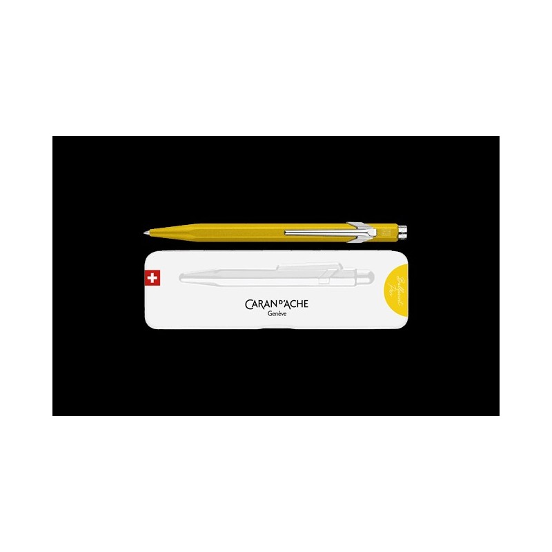 Stylo bille 849™ Colormat-X Jaune avec étui slimpack