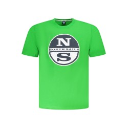 NORTH SAILS T-SHIRT MANICHE CORTE UOMO VERDE