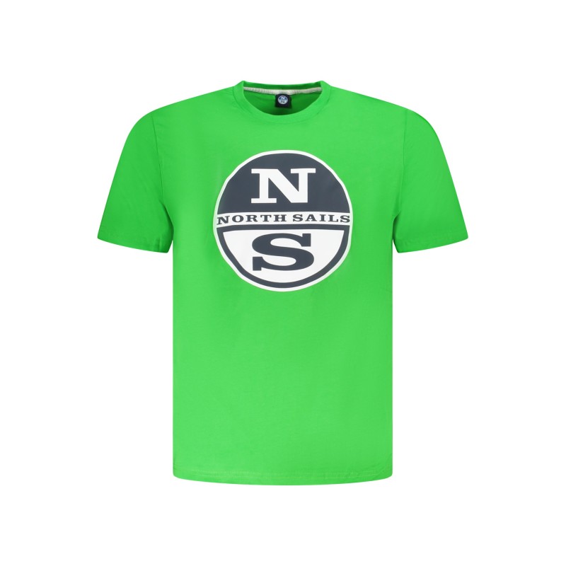 NORTH SAILS T-SHIRT MANICHE CORTE UOMO VERDE