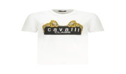 CAVALLI CLASS T-SHIRT MANICHE CORTE UOMO BIANCO
