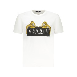 CAVALLI CLASS T-SHIRT MANICHE CORTE UOMO BIANCO