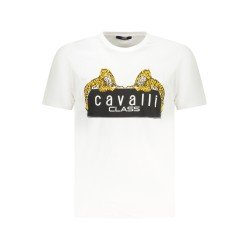 CAVALLI CLASS T-SHIRT MANICHE CORTE UOMO BIANCO
