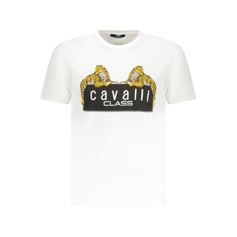 CAVALLI CLASS T-SHIRT MANICHE CORTE UOMO BIANCO