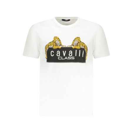 CAVALLI CLASS T-SHIRT MANICHE CORTE UOMO BIANCO