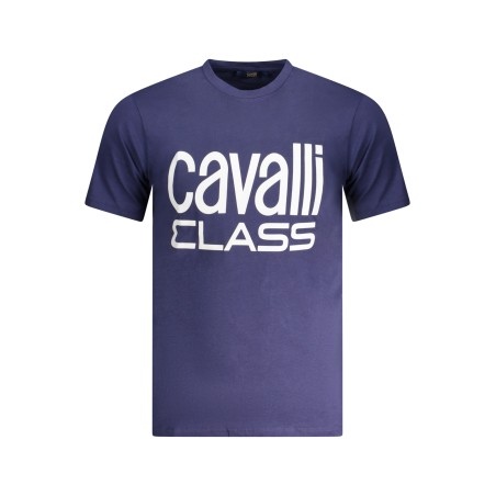 CAVALLI CLASS T-SHIRT MANICHE CORTE UOMO BLU
