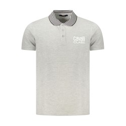 CAVALLI CLASS POLO MANICHE CORTE UOMO GRIGIO