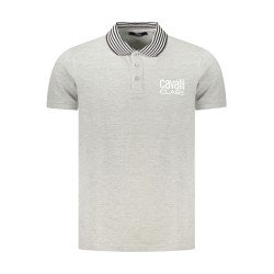CAVALLI CLASS POLO MANICHE CORTE UOMO GRIGIO