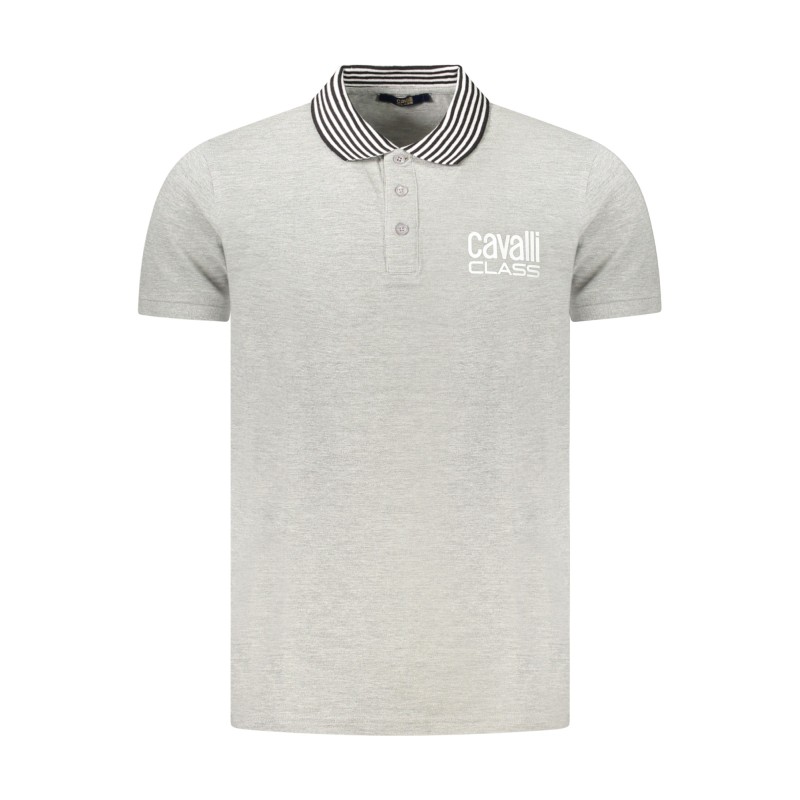 CAVALLI CLASS POLO MANICHE CORTE UOMO GRIGIO