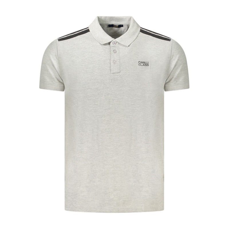 CAVALLI CLASS POLO MANICHE CORTE UOMO GRIGIO