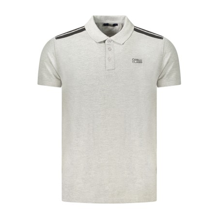 CAVALLI CLASS POLO MANICHE CORTE UOMO GRIGIO