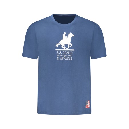 U.S. GRAND T-SHIRT MANICHE CORTE UOMO BLU