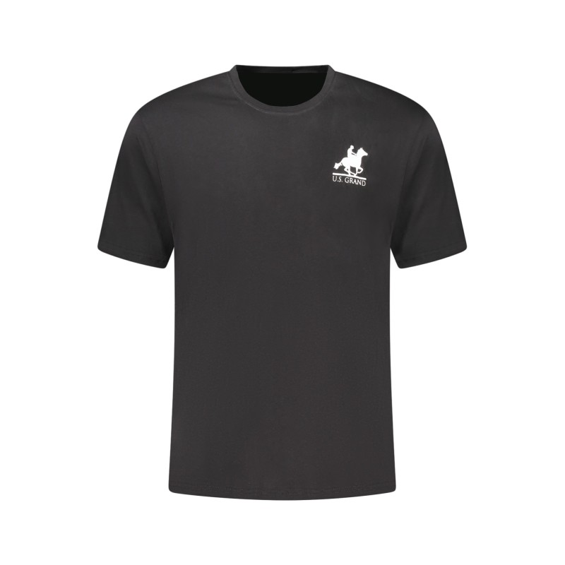 U.S. GRAND T-SHIRT MANICHE CORTE UOMO NERO