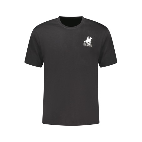 U.S. GRAND T-SHIRT MANICHE CORTE UOMO NERO
