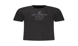 U.S. GRAND T-SHIRT MANICHE CORTE UOMO NERO