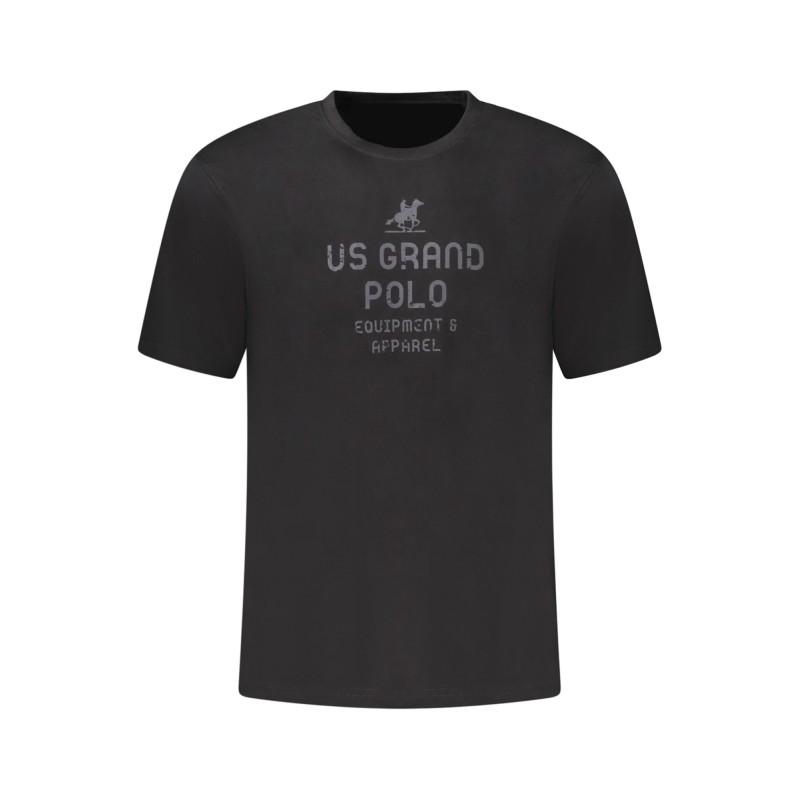 U.S. GRAND T-SHIRT MANICHE CORTE UOMO NERO