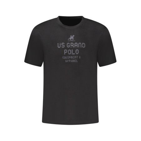 U.S. GRAND T-SHIRT MANICHE CORTE UOMO NERO