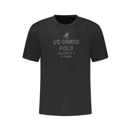 U.S. GRAND T-SHIRT MANICHE CORTE UOMO NERO