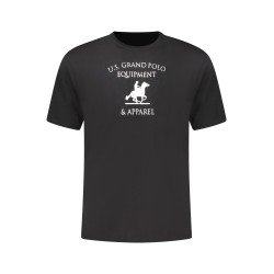 U.S. GRAND T-SHIRT MANICHE CORTE UOMO NERO