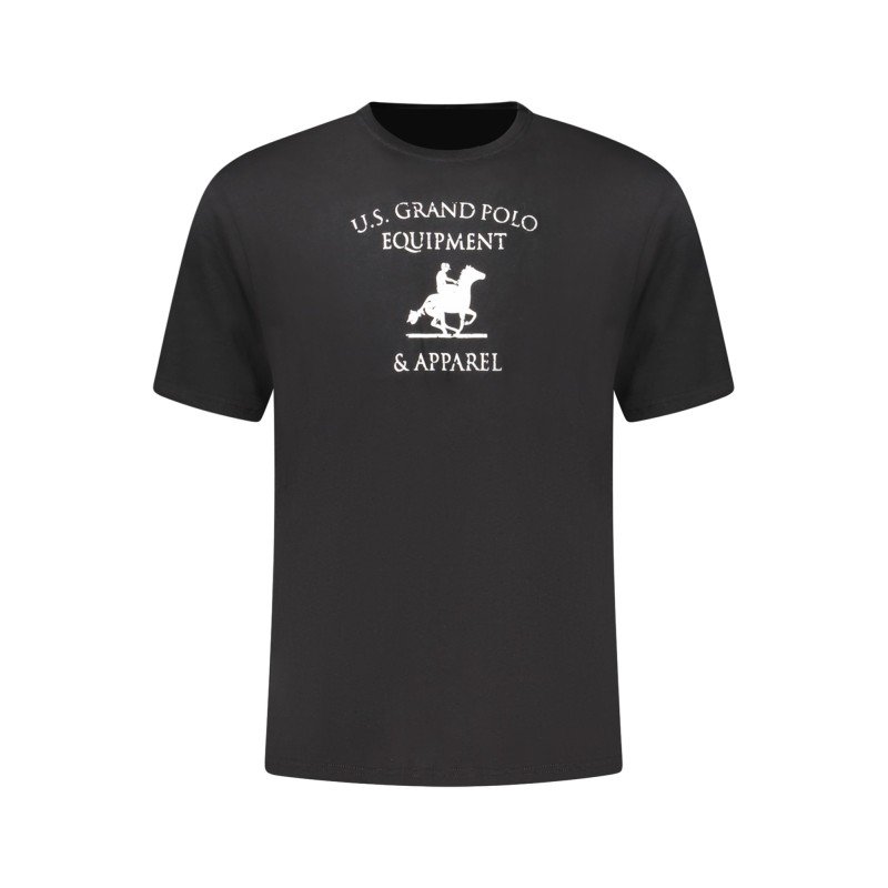 U.S. GRAND T-SHIRT MANICHE CORTE UOMO NERO