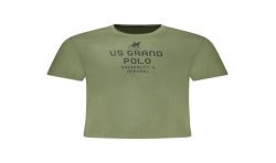 U.S. GRAND T-SHIRT MANICHE CORTE UOMO VERDE