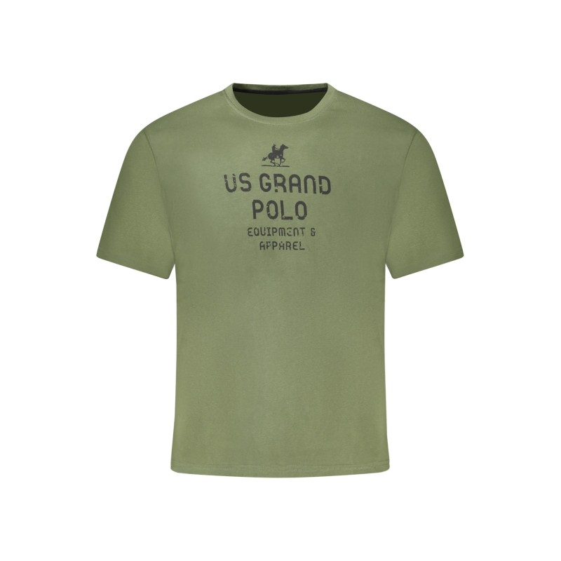 U.S. GRAND T-SHIRT MANICHE CORTE UOMO VERDE