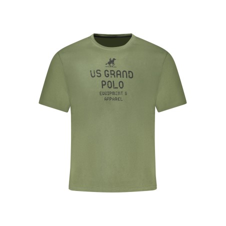 U.S. GRAND T-SHIRT MANICHE CORTE UOMO VERDE