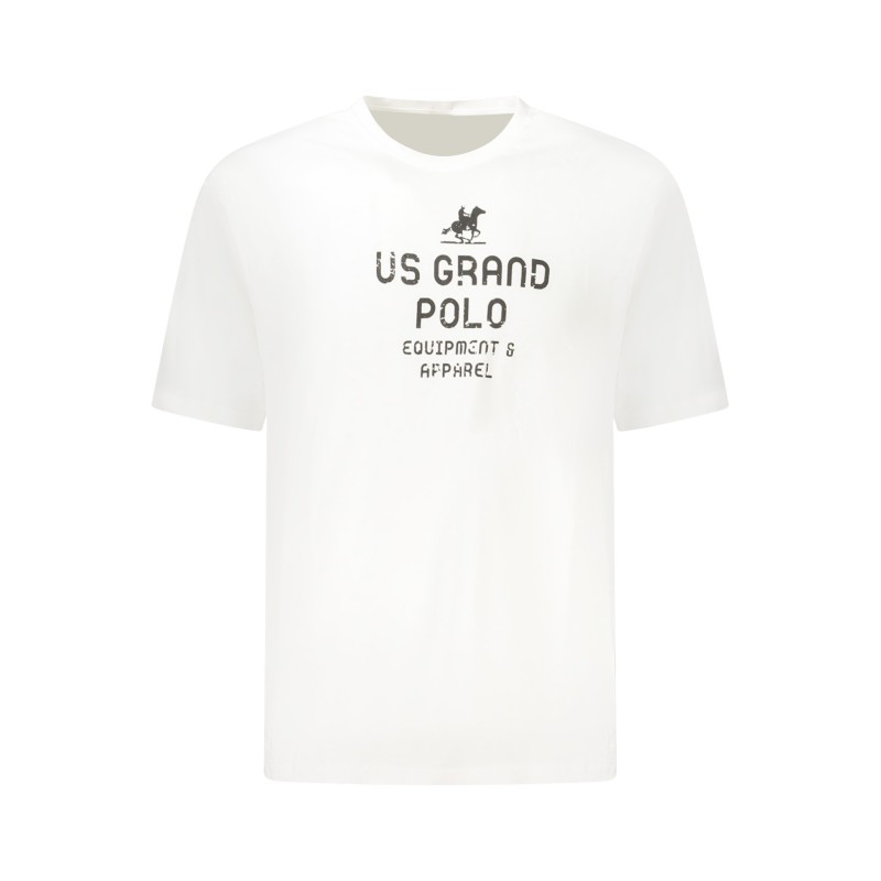 U.S. GRAND T-SHIRT MANICHE CORTE UOMO BIANCO