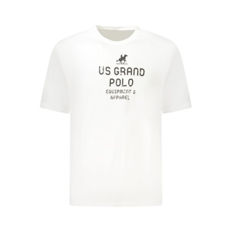 U.S. GRAND T-SHIRT MANICHE CORTE UOMO BIANCO