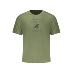 U.S. GRAND T-SHIRT MANICHE CORTE UOMO VERDE
