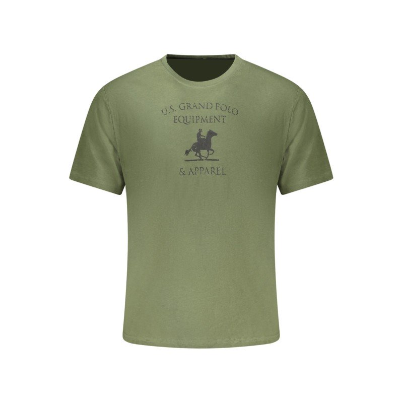 U.S. GRAND T-SHIRT MANICHE CORTE UOMO VERDE