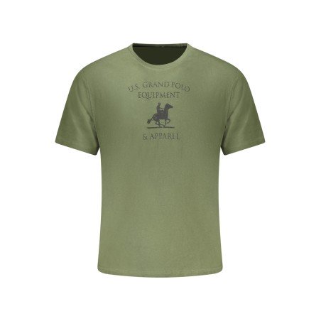U.S. GRAND T-SHIRT MANICHE CORTE UOMO VERDE