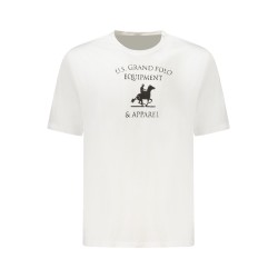 U.S. GRAND T-SHIRT MANICHE CORTE UOMO BIANCO
