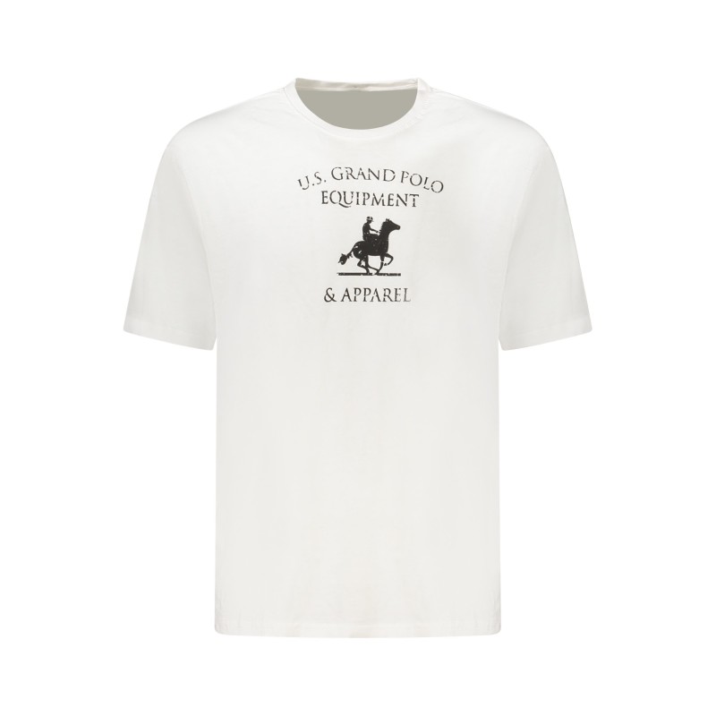 U.S. GRAND T-SHIRT MANICHE CORTE UOMO BIANCO