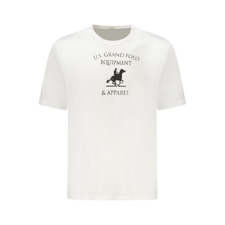 U.S. GRAND T-SHIRT MANICHE CORTE UOMO BIANCO