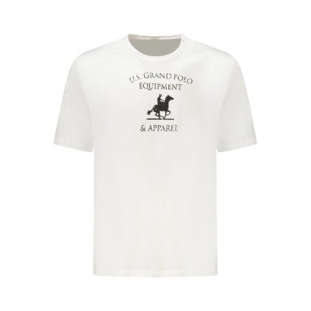 U.S. GRAND T-SHIRT MANICHE CORTE UOMO BIANCO