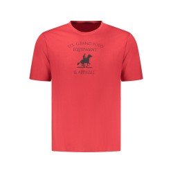 U.S. GRAND T-SHIRT MANICHE CORTE UOMO ROSSO