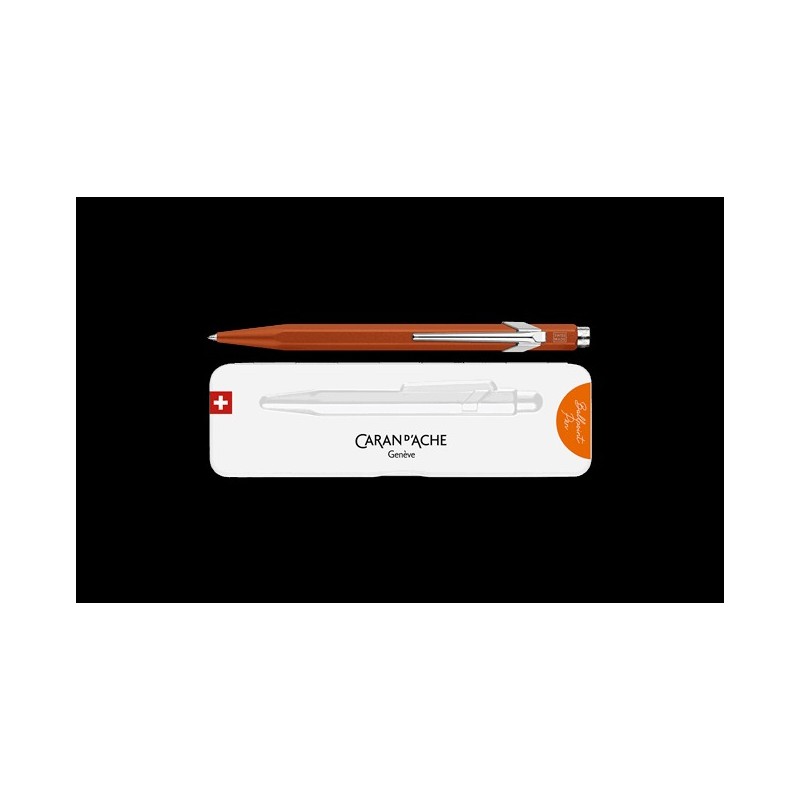 Stylo bille 849™ Colormat-X Orange avec étui slimpack