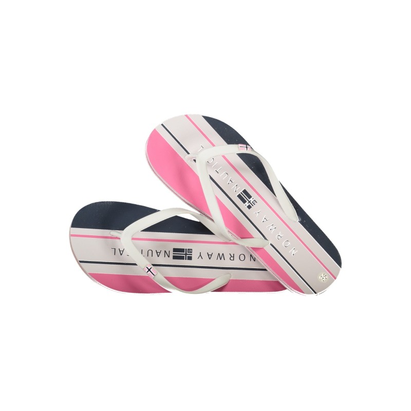 NORWAY 1963 CALZATURA CIABATTA DONNA BIANCO