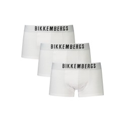 BIKKEMBERGS BOXER UOMO BIANCO