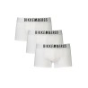 BIKKEMBERGS BOXER UOMO BIANCO