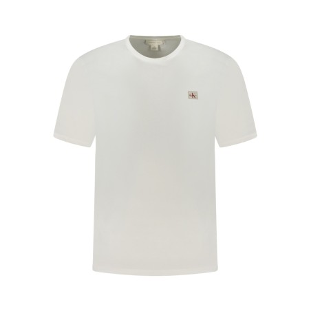 CALVIN KLEIN T-SHIRT MANICHE CORTE UOMO BIANCO
