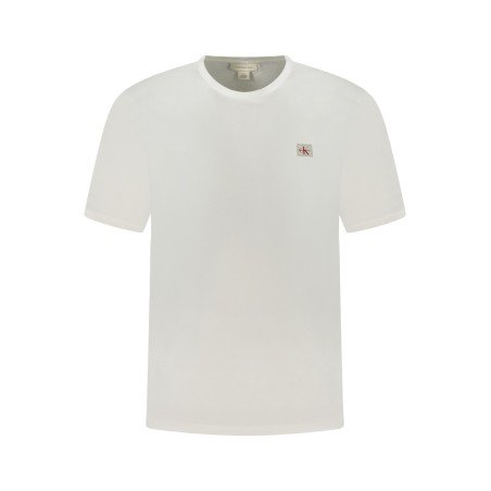 CALVIN KLEIN T-SHIRT MANICHE CORTE UOMO BIANCO