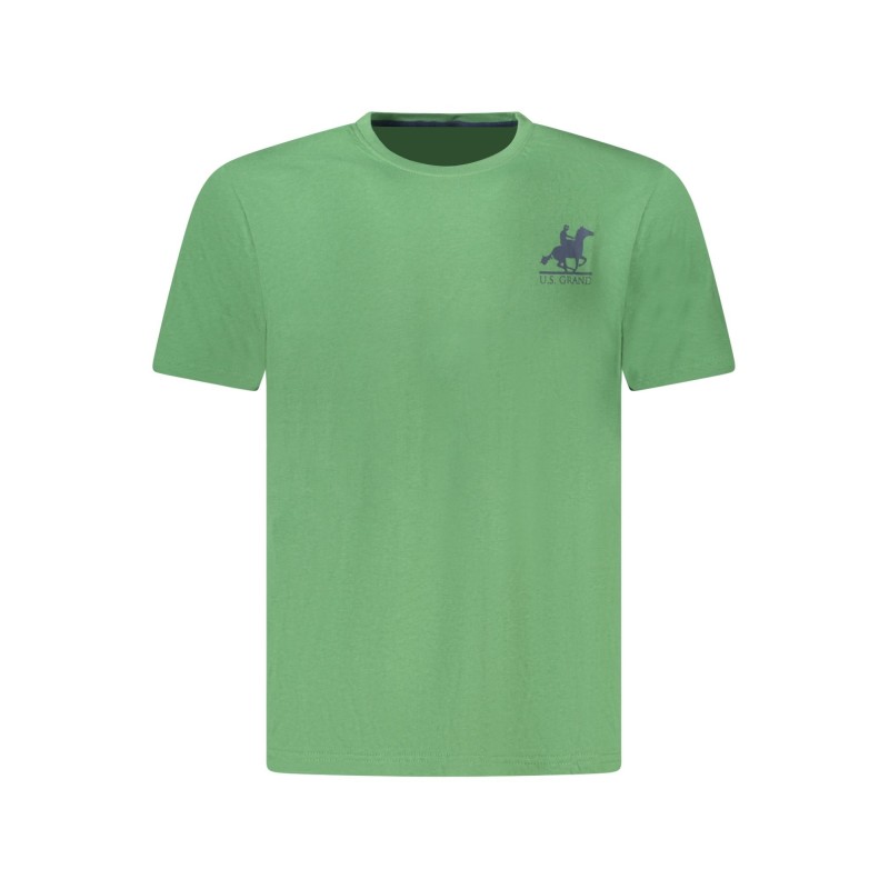 U.S. GRAND T-SHIRT MANICHE CORTE UOMO VERDE